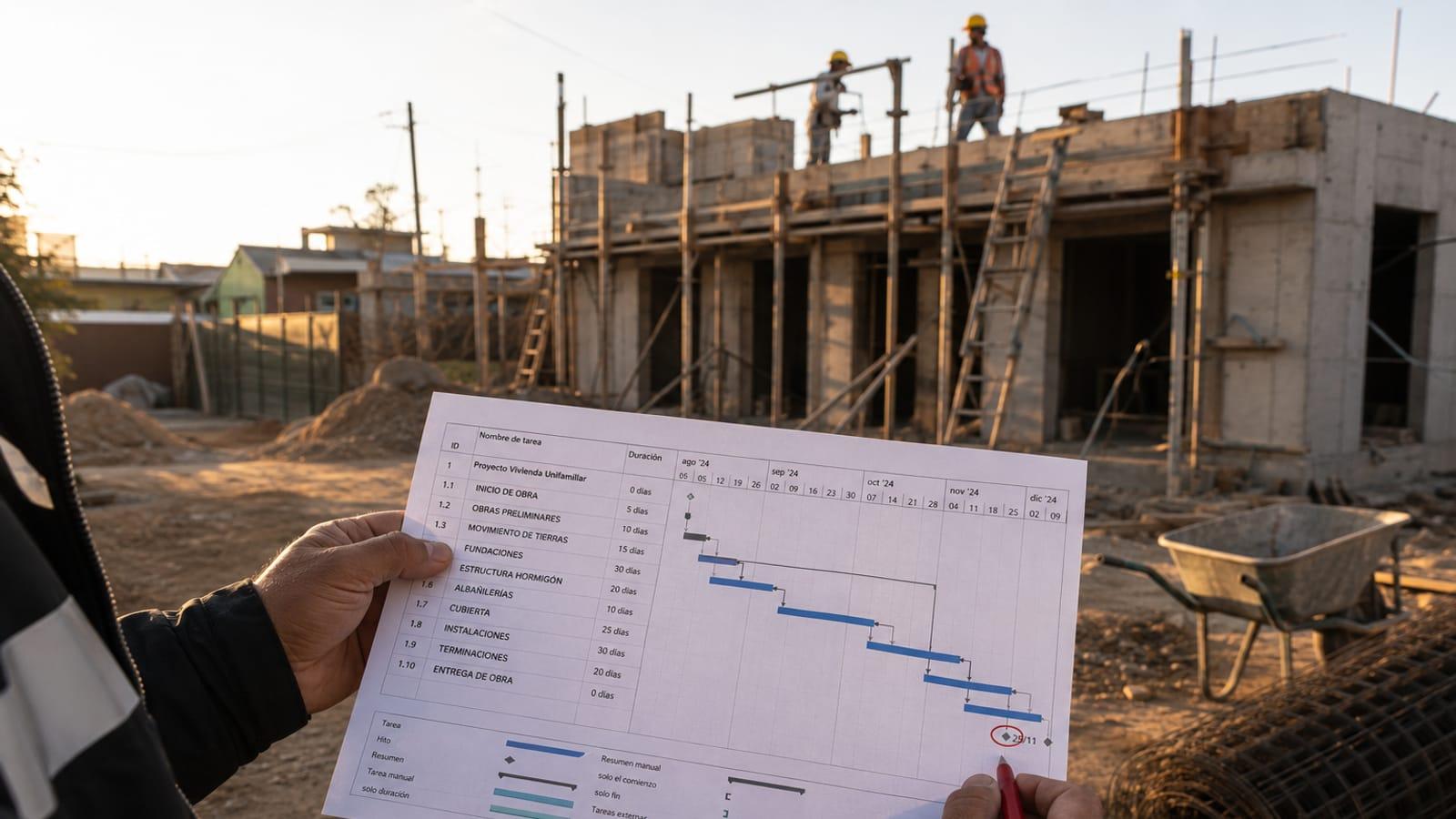 Supervisión de obras y control de avance